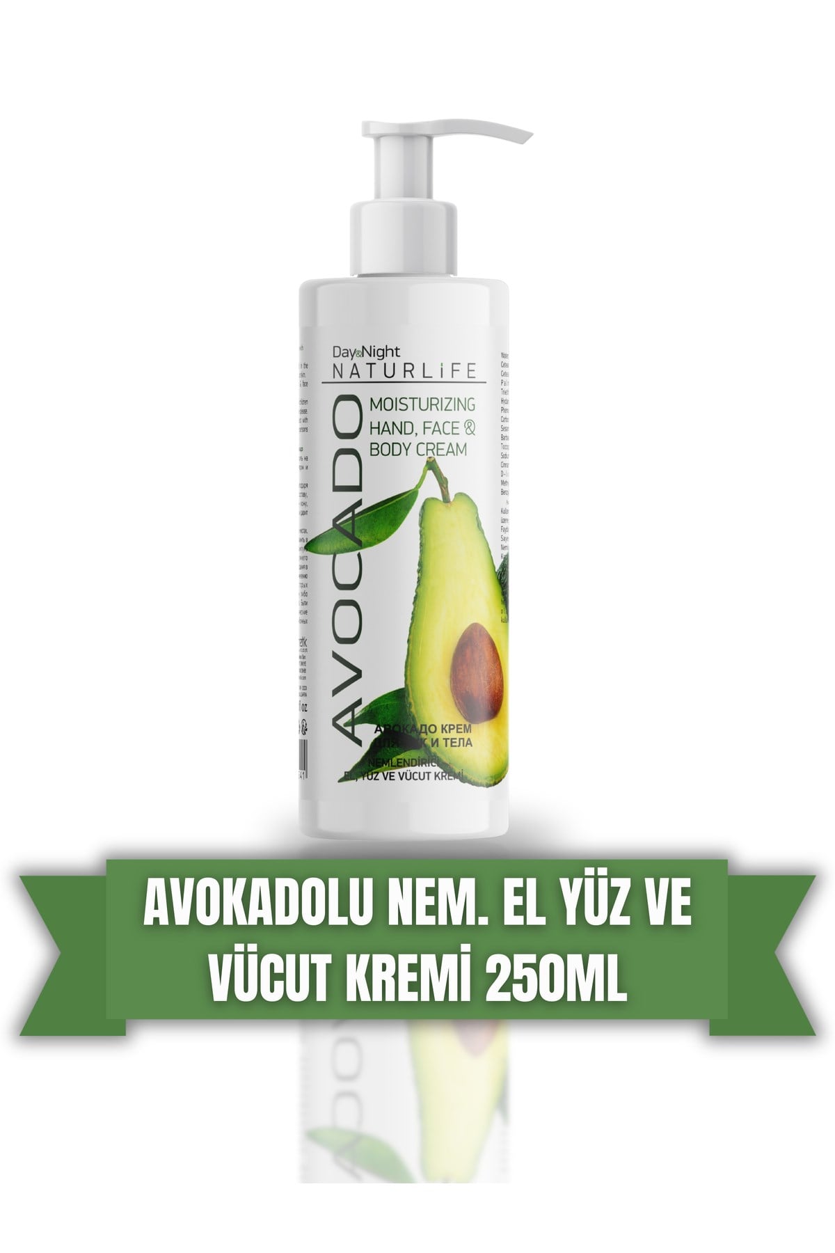 Avokado Özlü El Yüz ve Vücut Kremi 250 ml