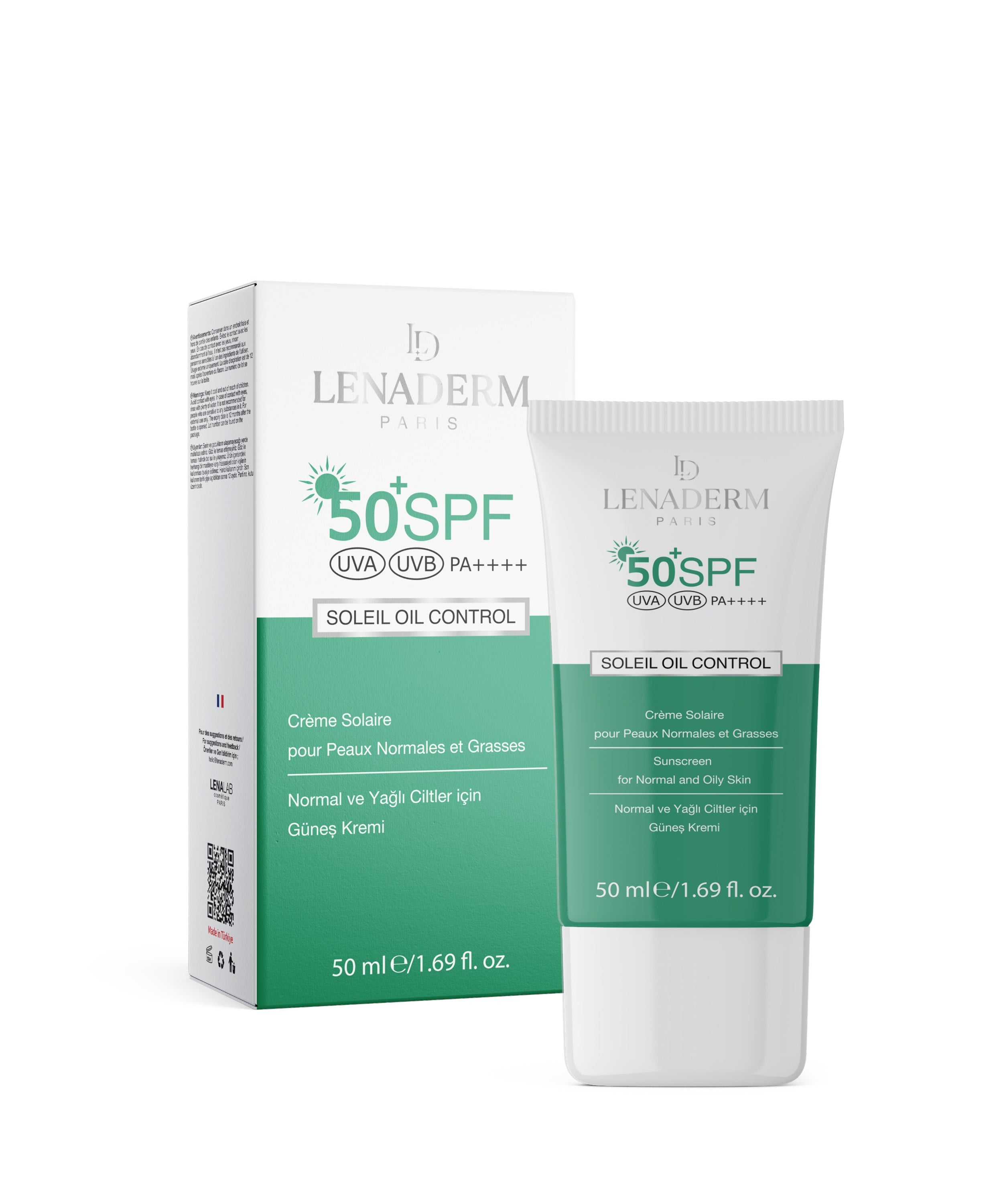 Lenaderm Soleil Oil Control Güneş Kremi 50 Ml