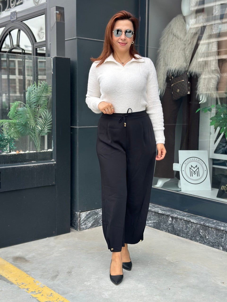 Elçin Pantolon SİYAH