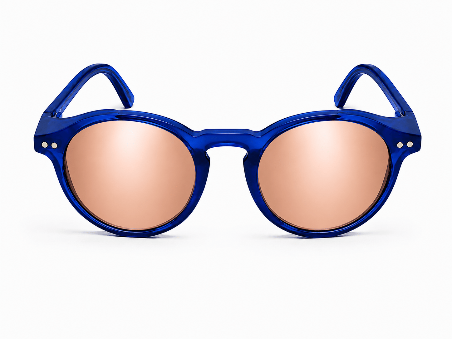 EDL Eyewear 6177 Blue / Rose Gold Mirror