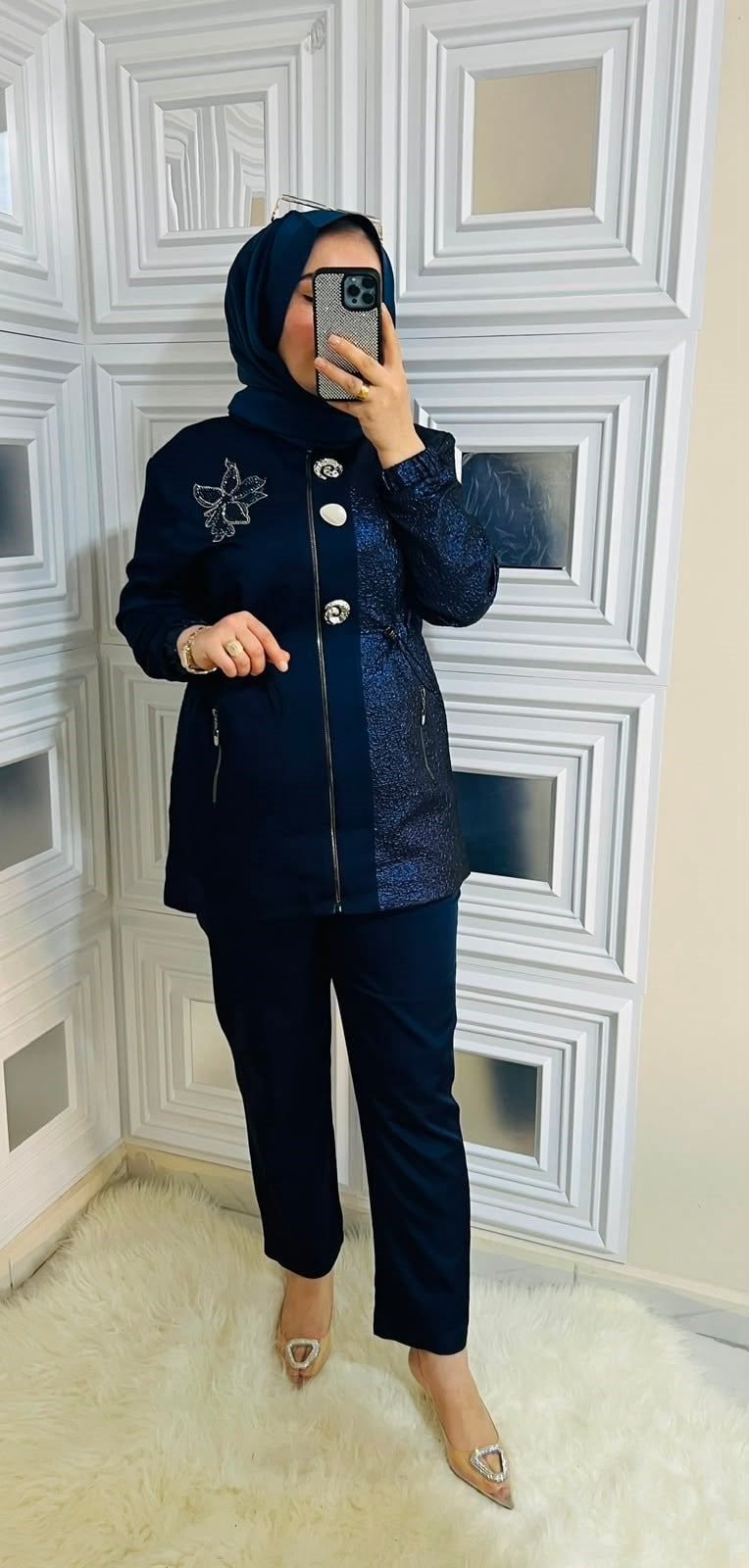 MİHRİ LACİVERT TAKIM