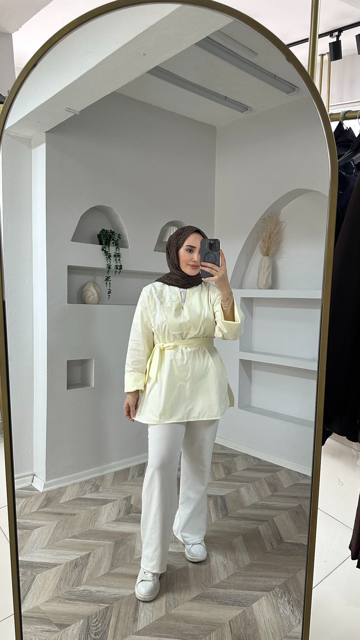FLORA TUNİK SARI