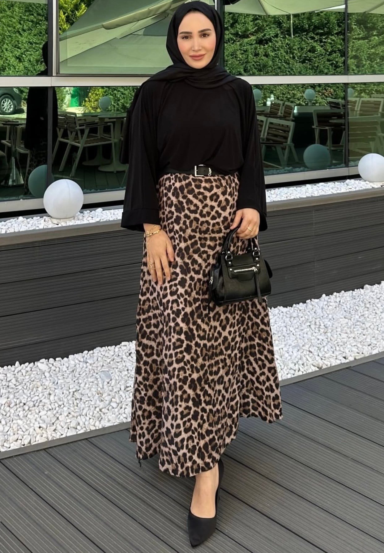 SOFİA LEOPAR ETEK 