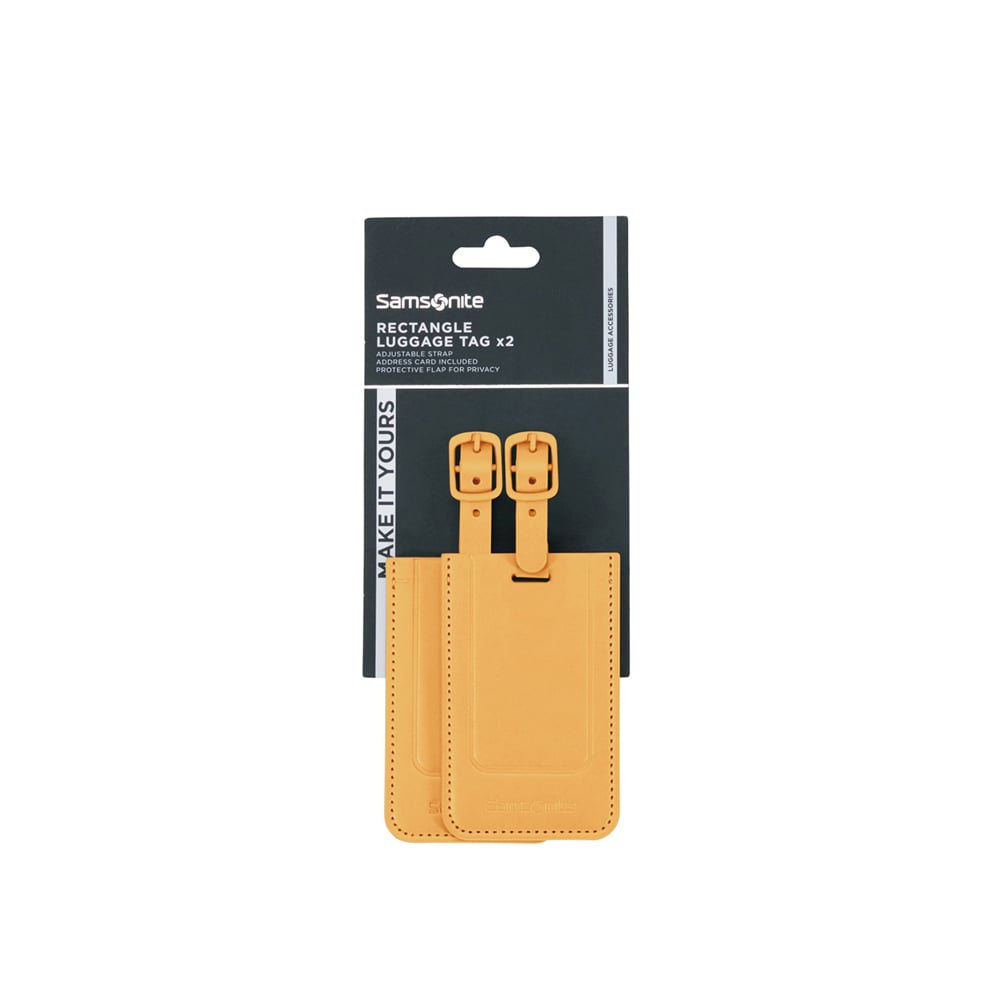 TA REVOLUTION-RECTANGLE LUGGAGE TAG x2
