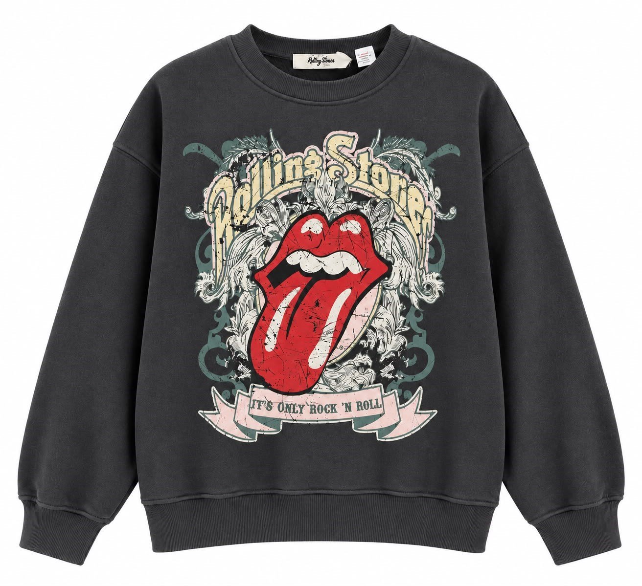H.M. . ROLLİNG STONES KIZ ÇOCUK   SWEATSHİRT 
