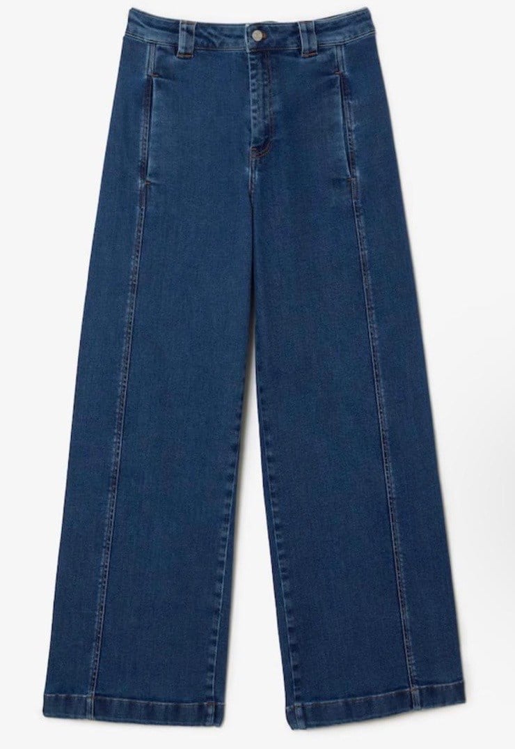 LCST YÜKSEK BEL GENİŞ PAÇA STRETCH DENİM JEAN