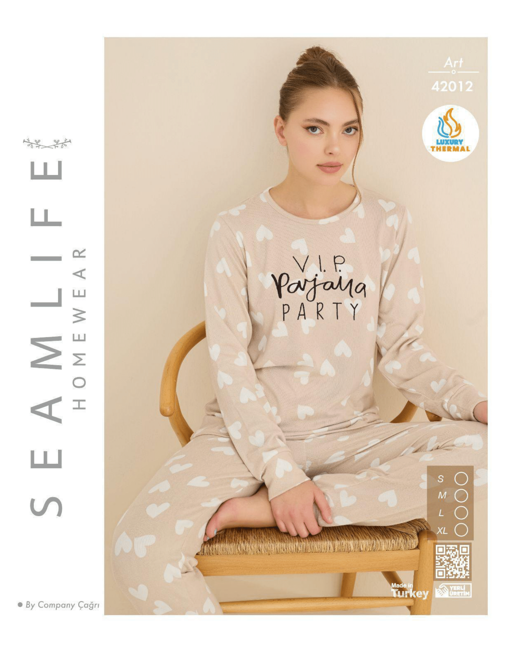 SEAMLİFE Termal Kadın Pijama Takımı