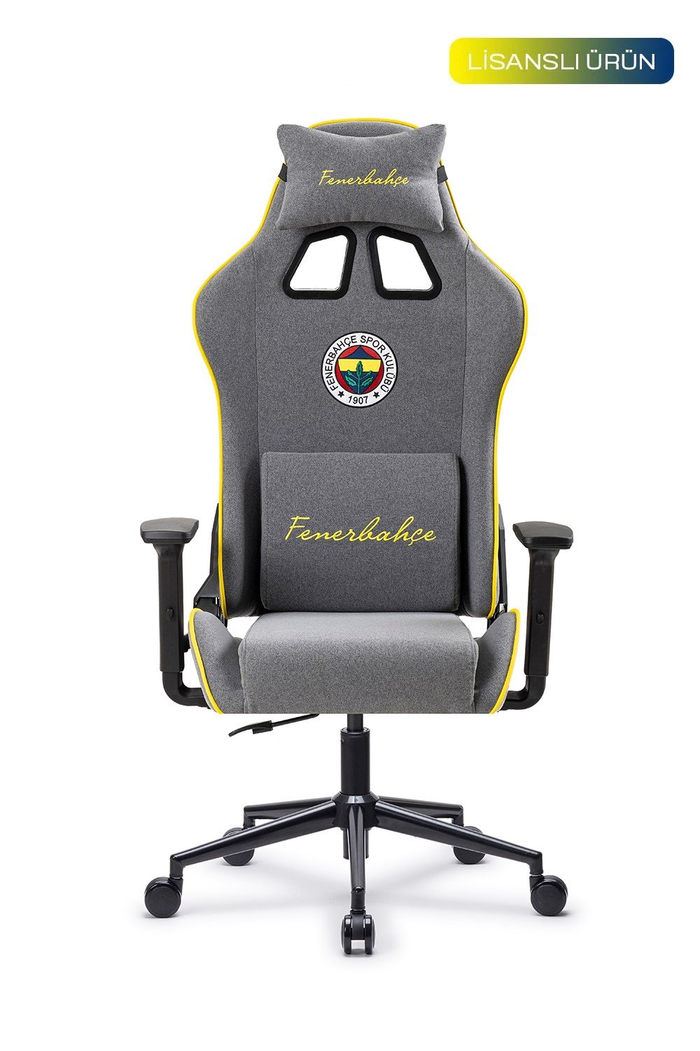 Fanchair x Fenerbahçe Goal Gri Kumaş Lisanslı Oyuncu Koltuğu