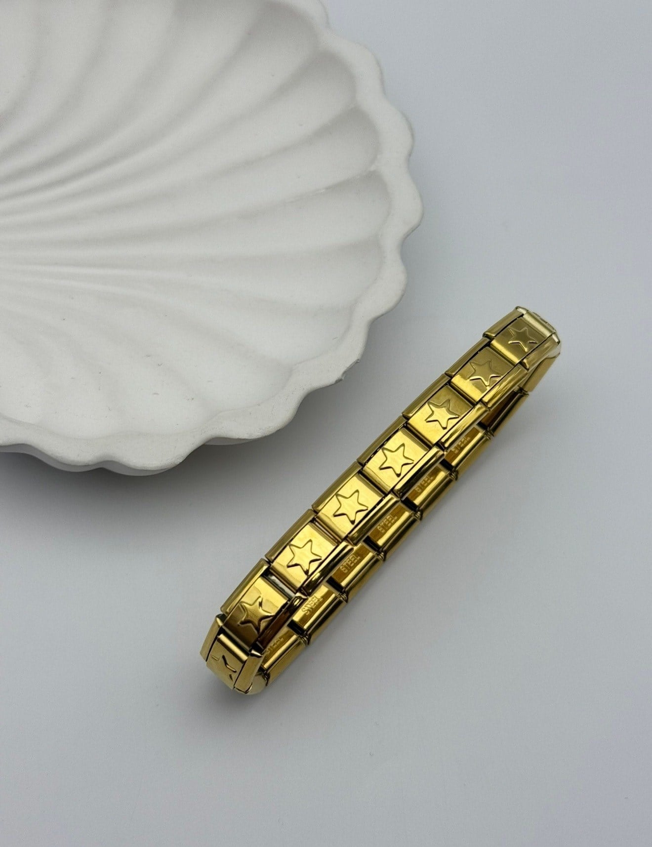 İtalyan Bileklik Gold Yıldızlı