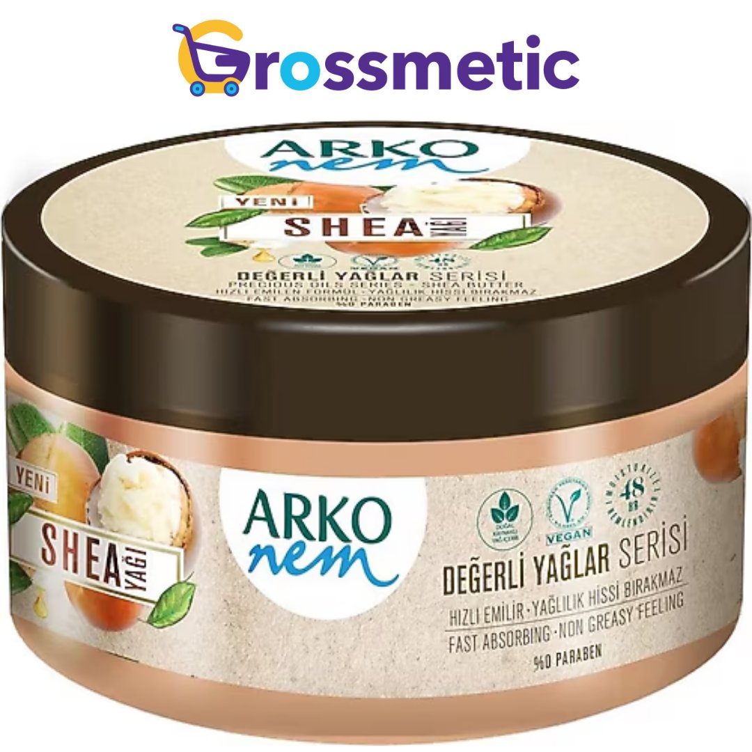 Arko Nem Değerli Yağlar Shea Yağı İçeren Bakım Kremi 250 Ml