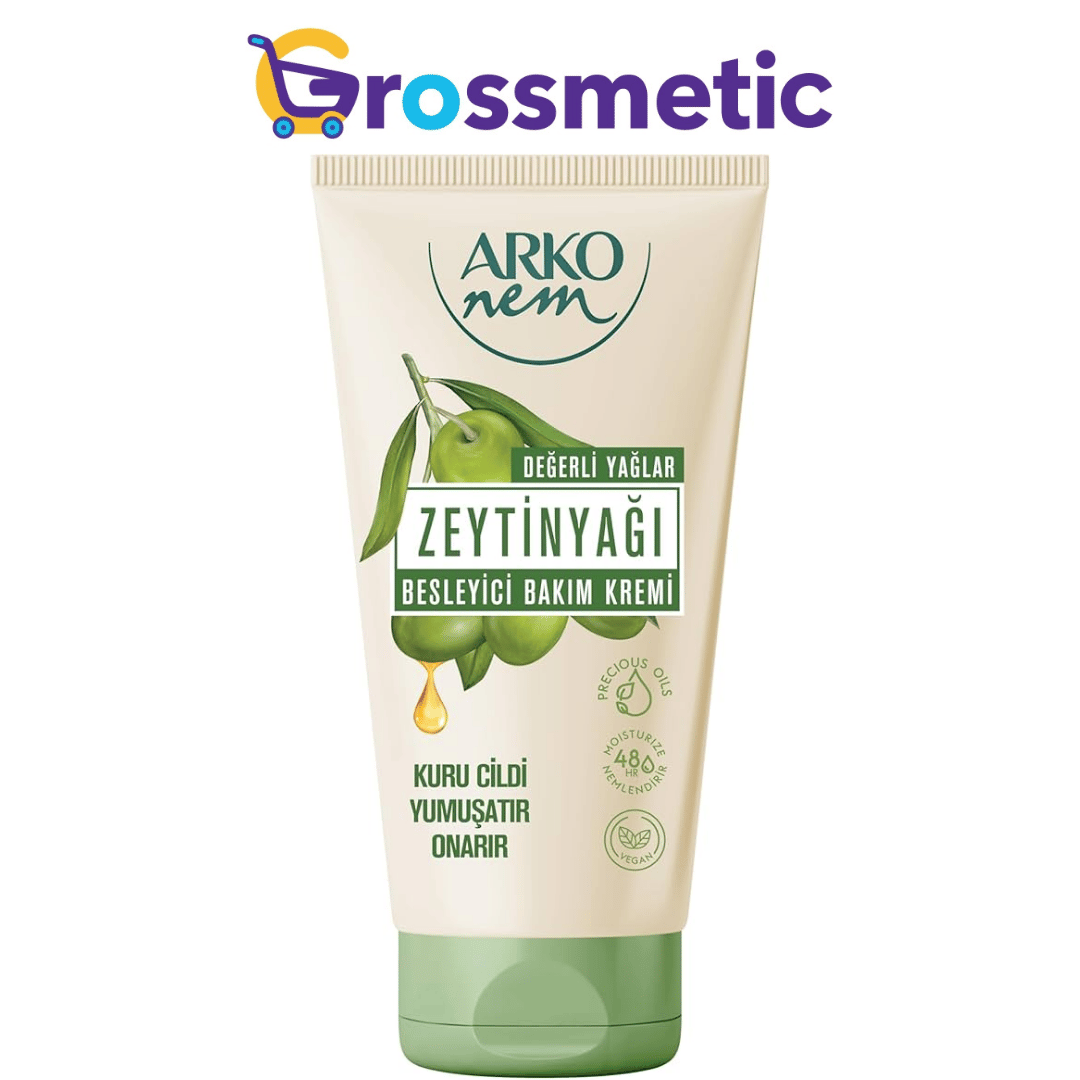 Arko Nem Değerli Yağlar Zeytinyağlı Yağı Nemlendirici Krem 60 Ml