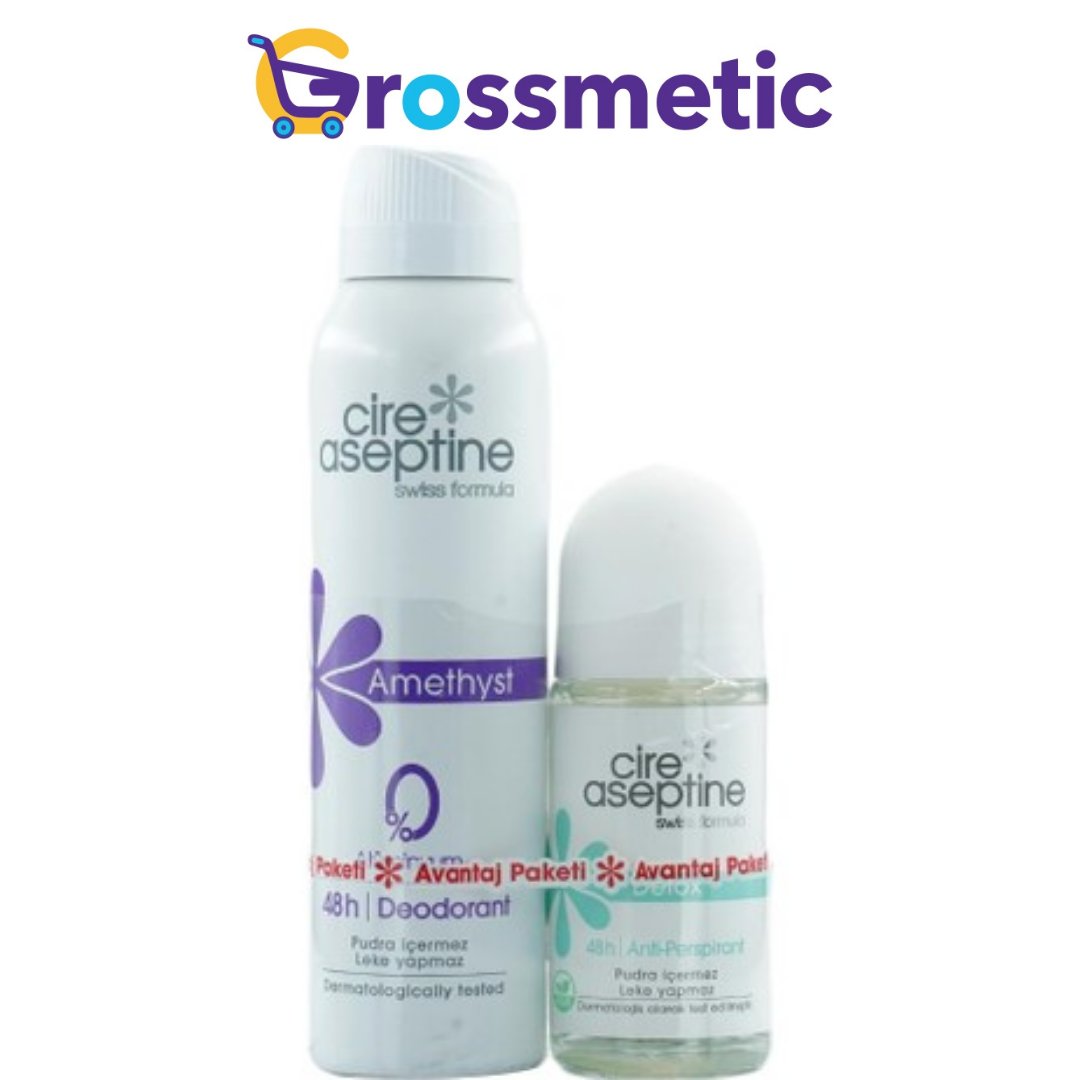 Cıre Aseptıne Roll On Hed.Deo Set Amethyst Setox