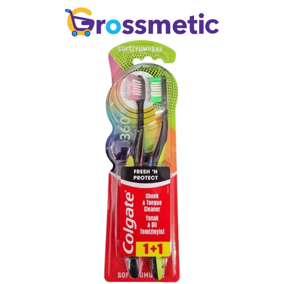 Colgate Fırça 360° 1+1 Fresh Soft*12
