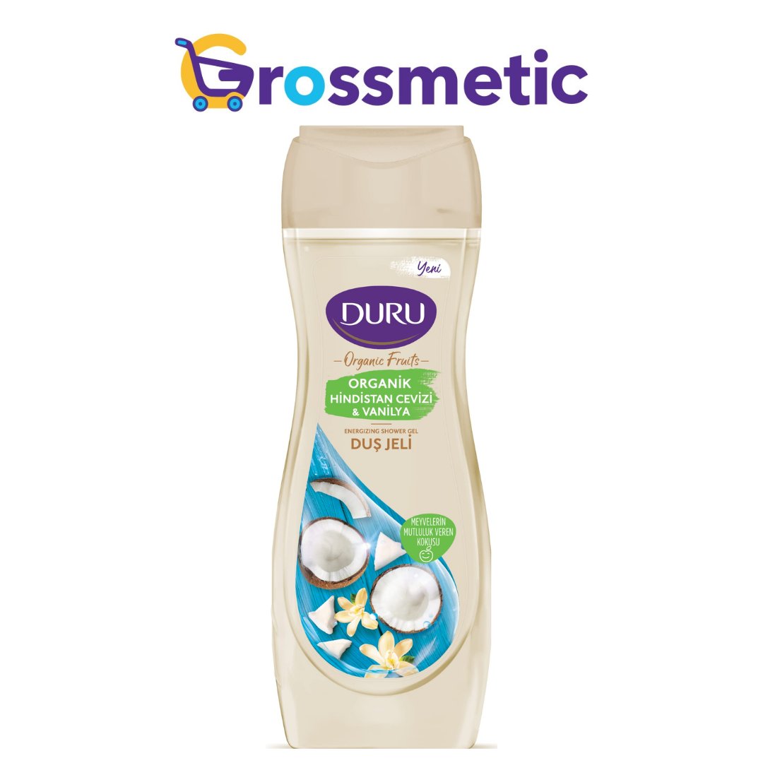 Duru Organik Duş Jeli 450Ml Vanilya & Hindistan Cevizi