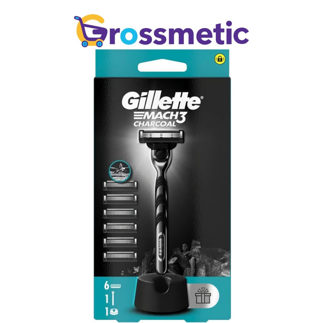 Gıllette Mach3 Charcoal 