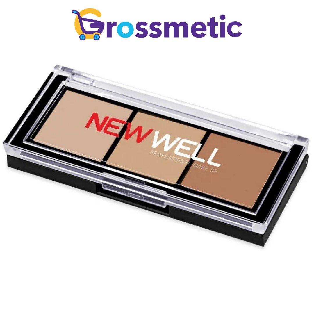 New Well Porcelain Make Up Highlighter 3lü
