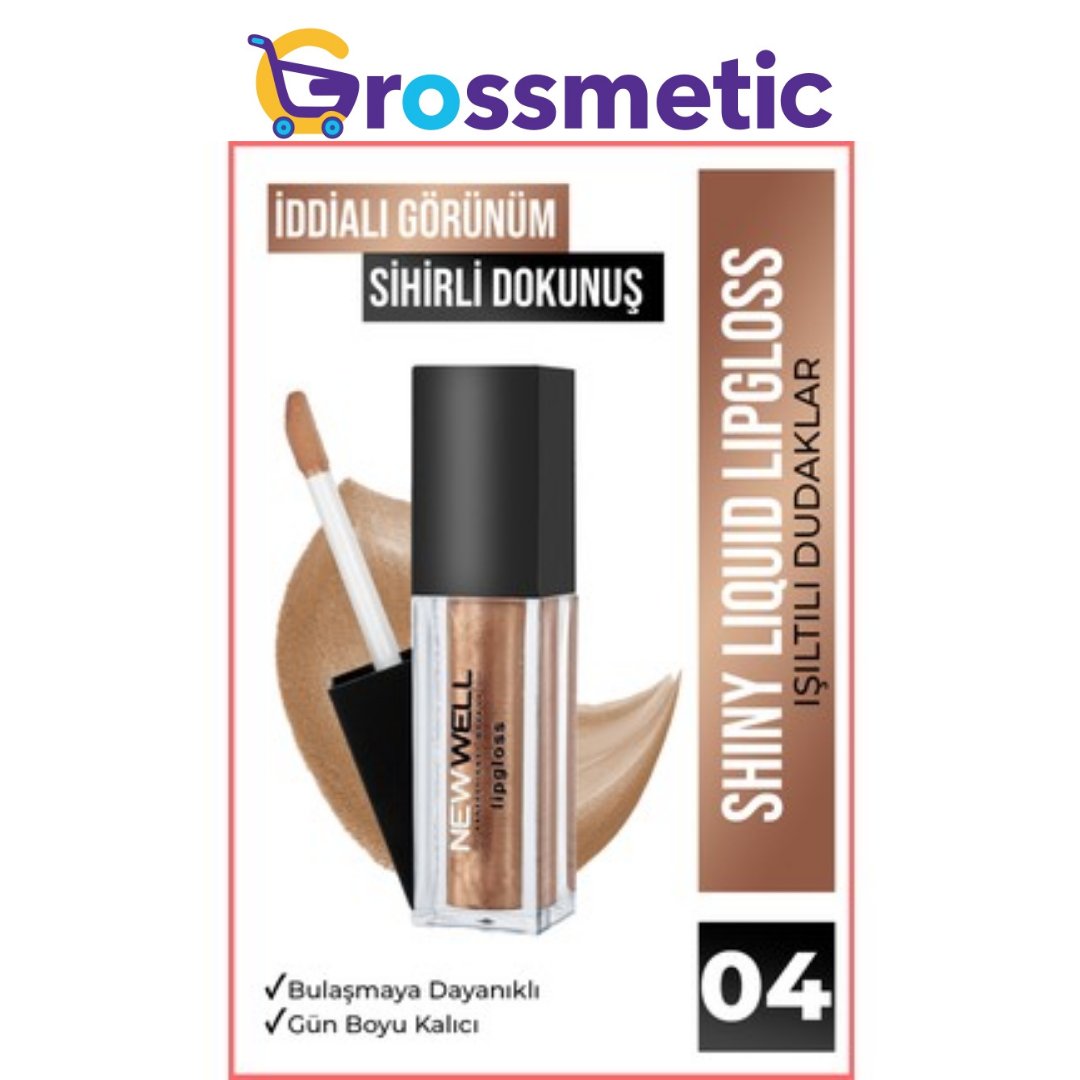 New Well Shiny Liquid Lipgloss - 04