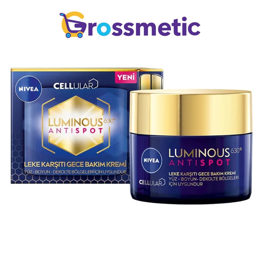 Nıvea Gece Kremi 50Ml Vısage Luminous630 Leke Karş