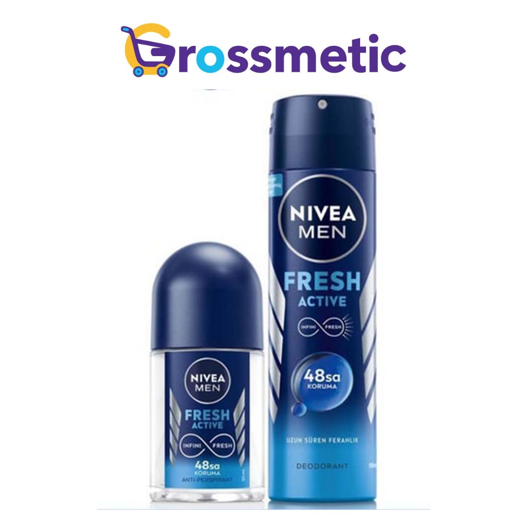 Nivea Men Fresh Deo + Roll Invısıble Set