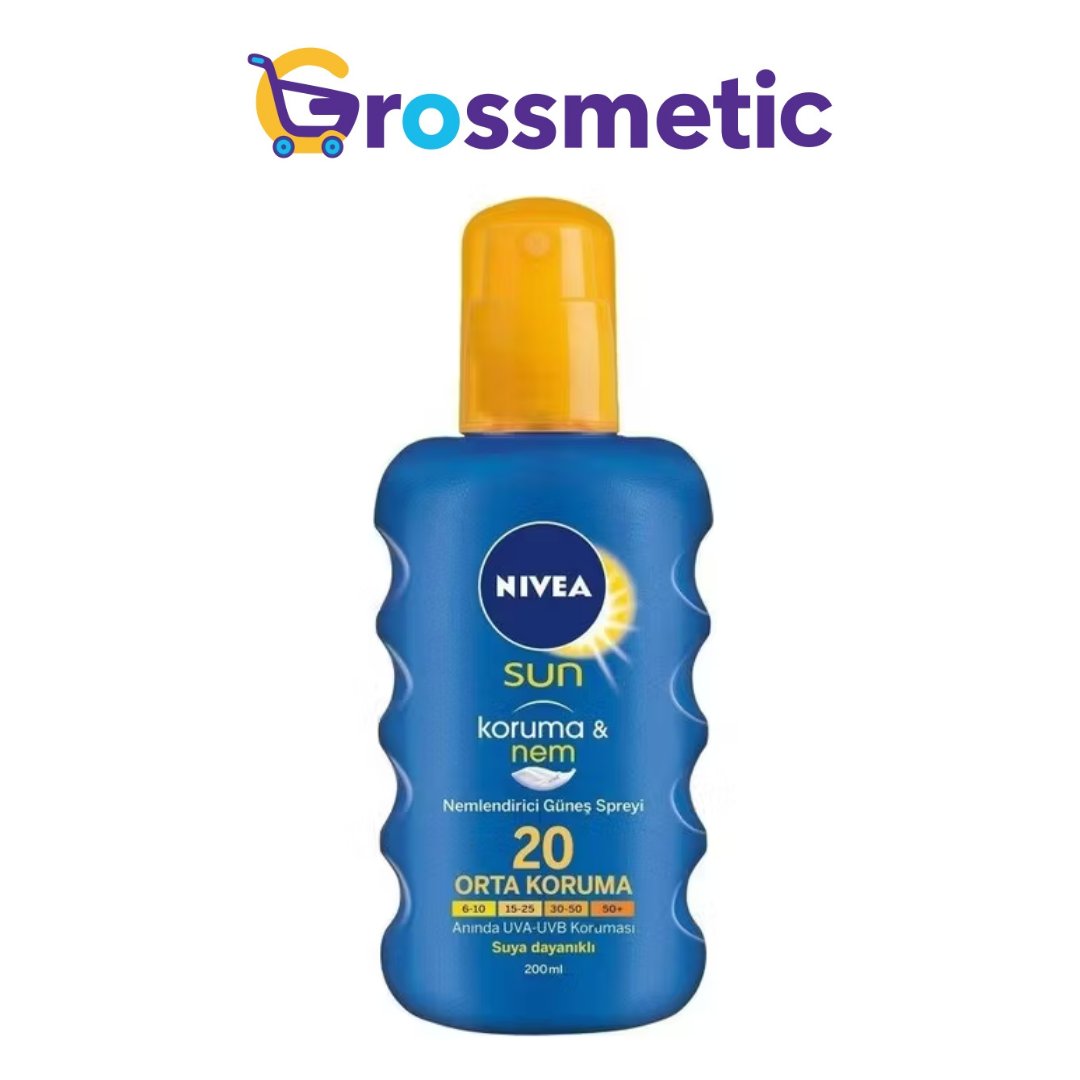 Nivea Sun Koruma&Nem Nemd.Güneş Spreyi Gkf20 200Ml