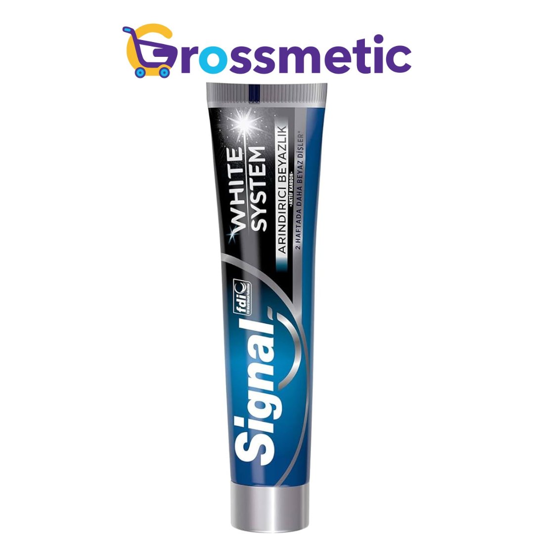 Si̇Gnal Di̇Ş Macunu 75Ml White System Arindirici 