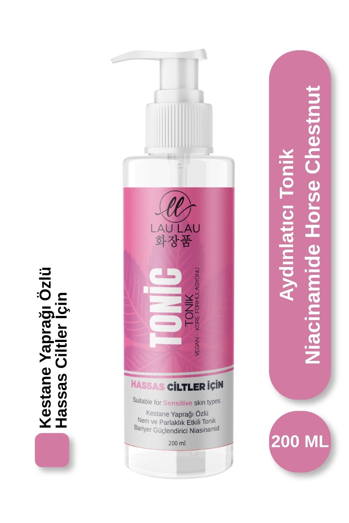 Hassas Ciltler Aydınlatıcı Tonik Niacinamide Horse Chestnut - 200 Ml