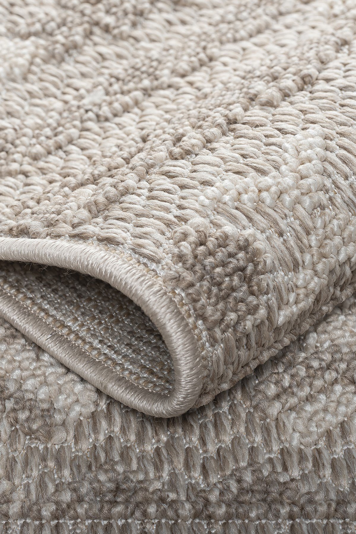 Bej Kahve İskandinav Modern Tasarım Sisal Bukle Özel Ölçü Salon Oturma Odası Koridor Halısı Yolluk