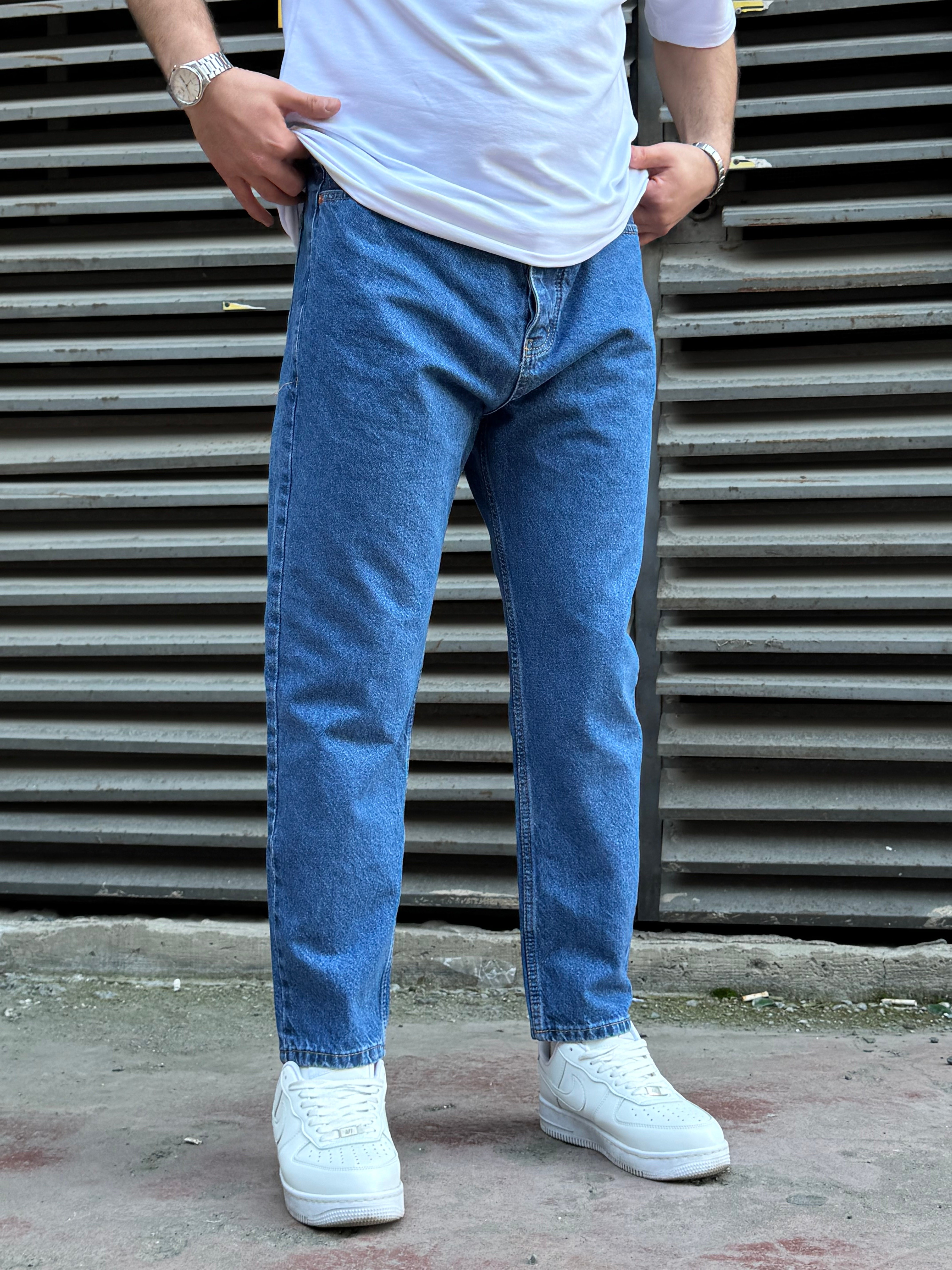 Lacivert Boy Friend Jeans