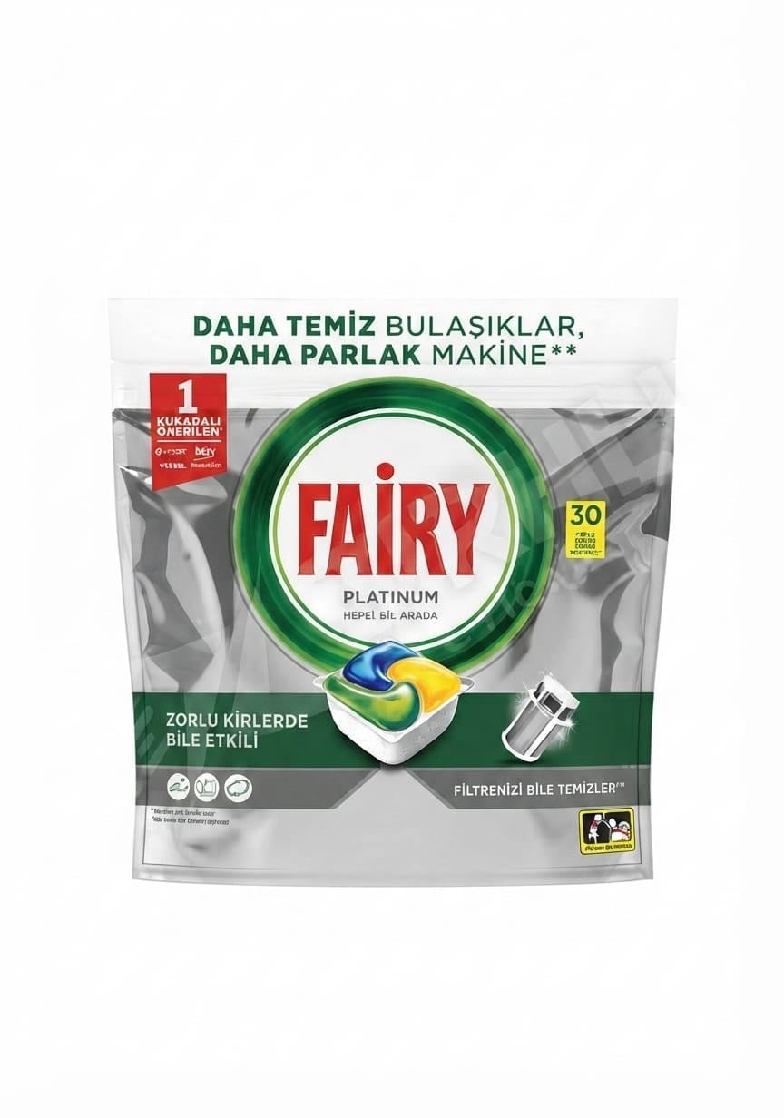 Fairy Platinum Bulaşık Makinesi tableti 30 lu