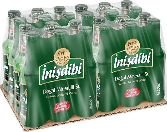 İnişdibi mineralli soda 24 adet