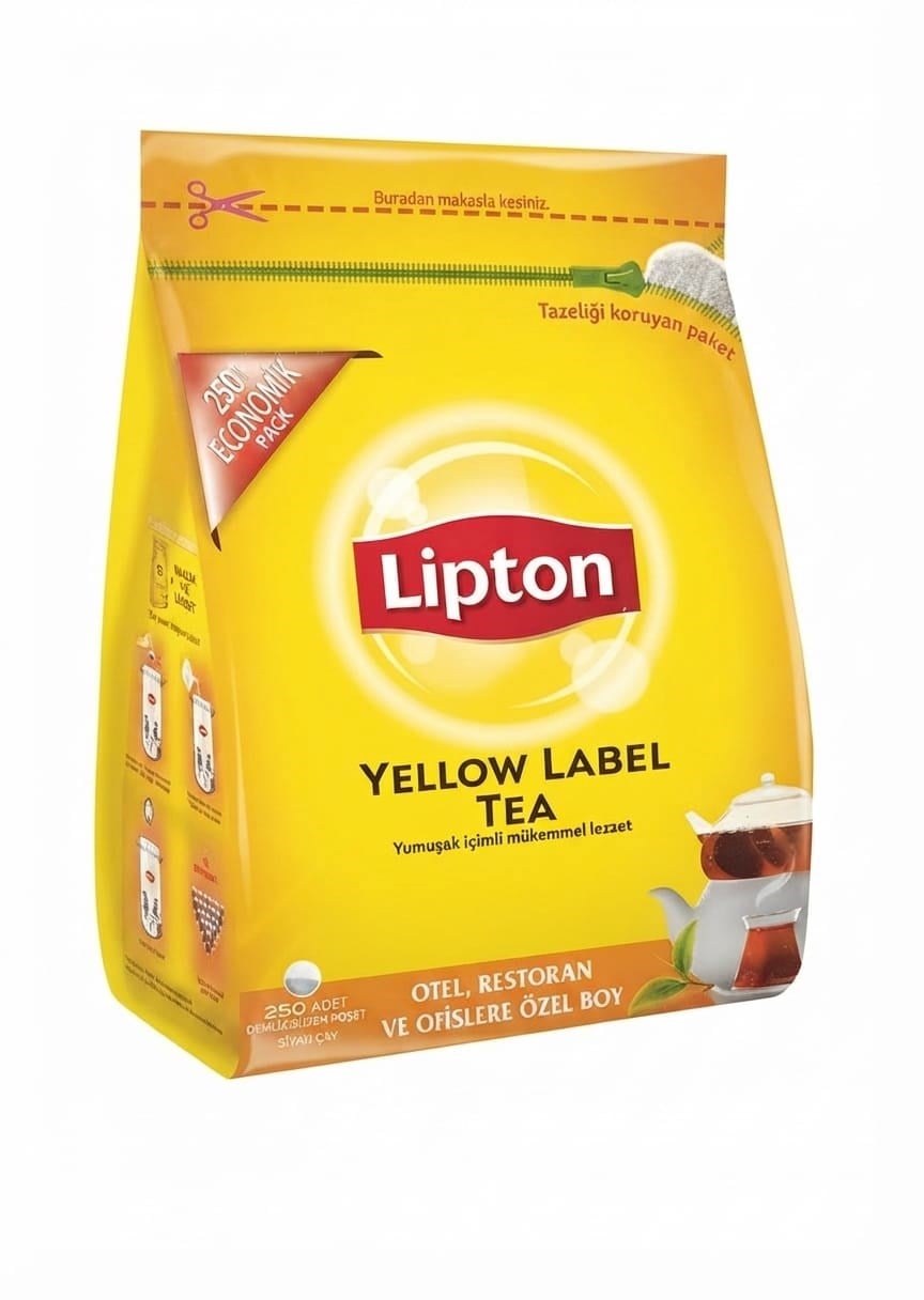 Lipton Yellow Label Demlik Poşet Çay 250'li