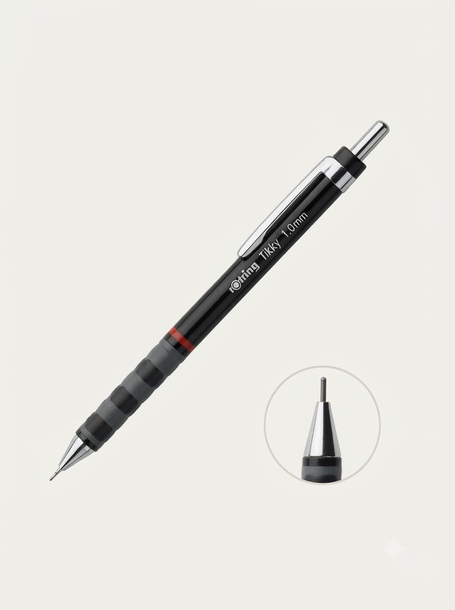 Rotring Tikky Versatil Uçlu Kalem 1.0 mm Siyah