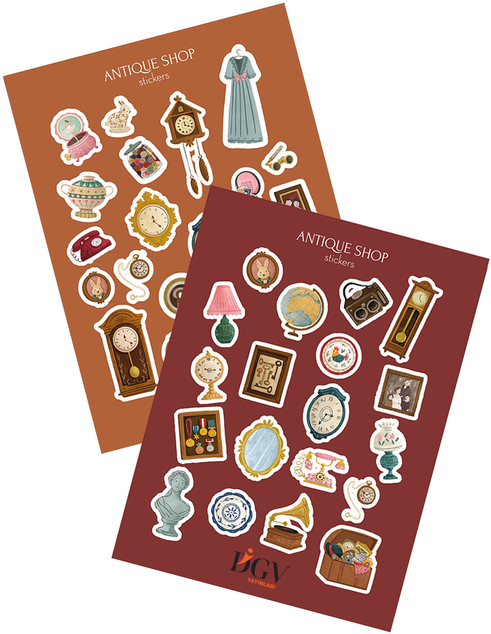 ANTIQUE SHOP STICKER SETİ