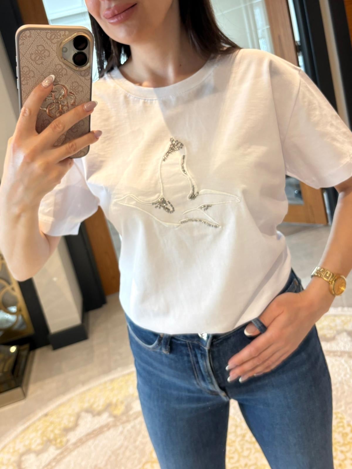 Bymn Taşlı Tshirt