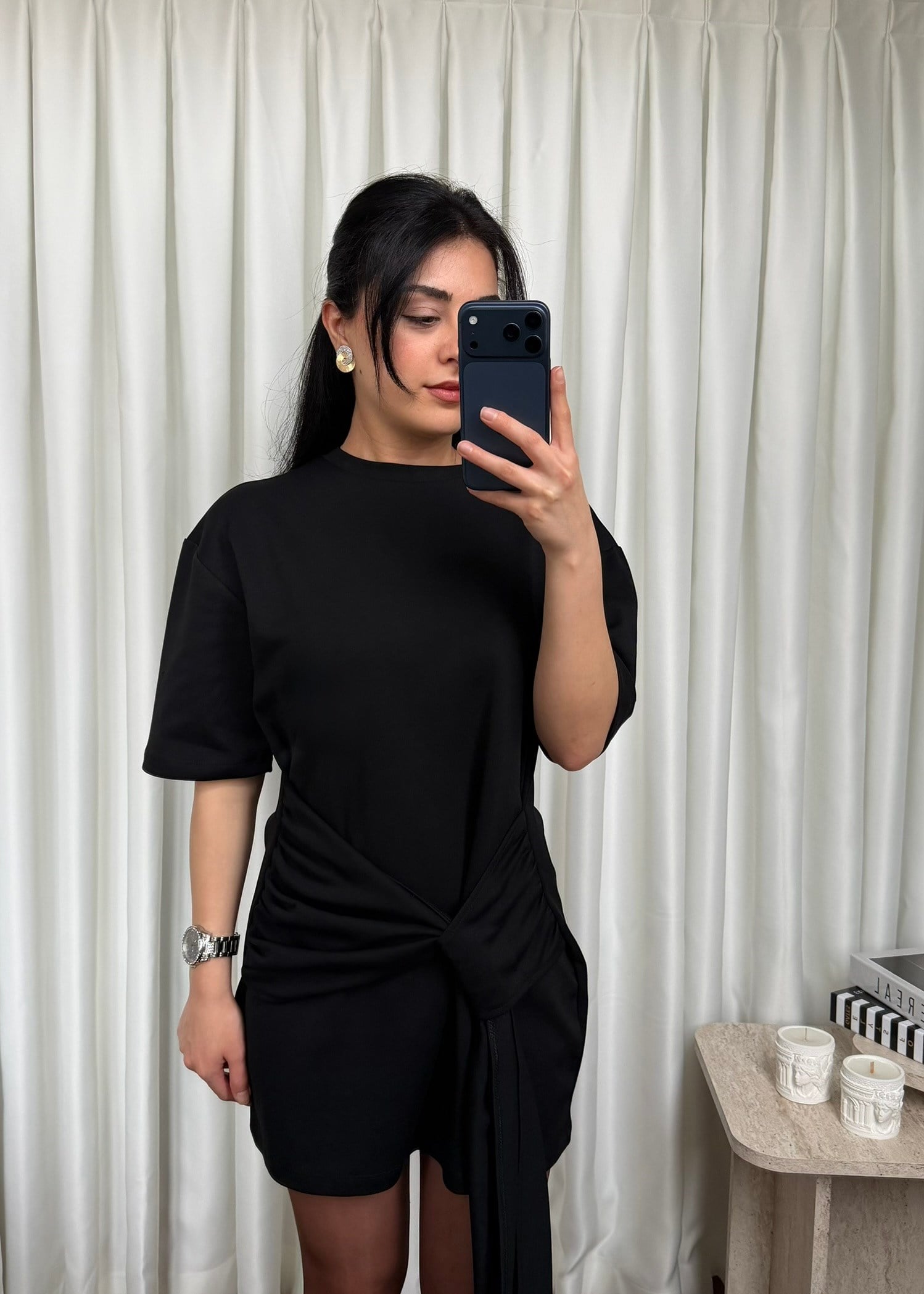Siyah Basic Elbise 