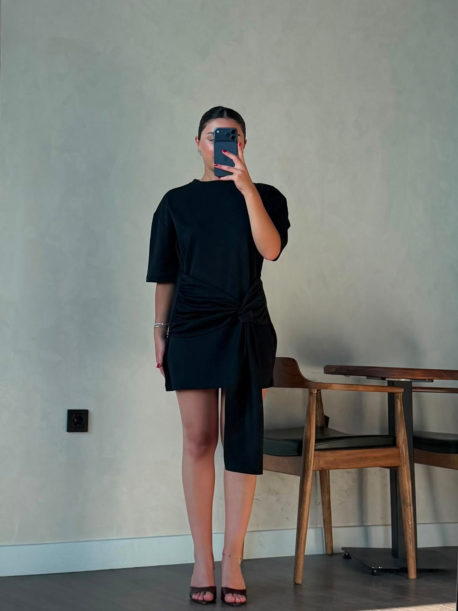 Siyah Basic Elbise 