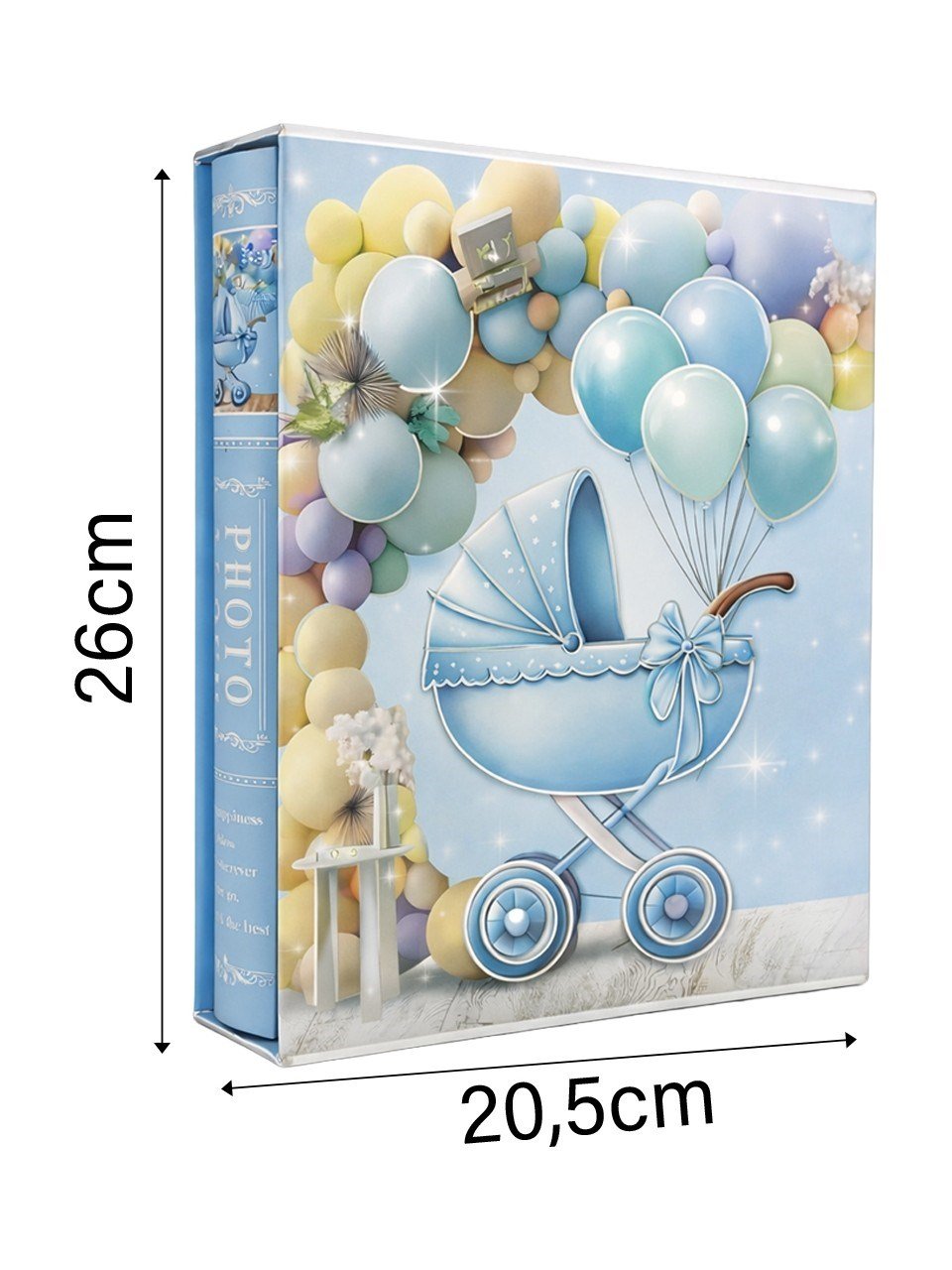 200'lük Kutulu Kız ve Erkek Bebek Fotoğraf Albümü - 10x15cm