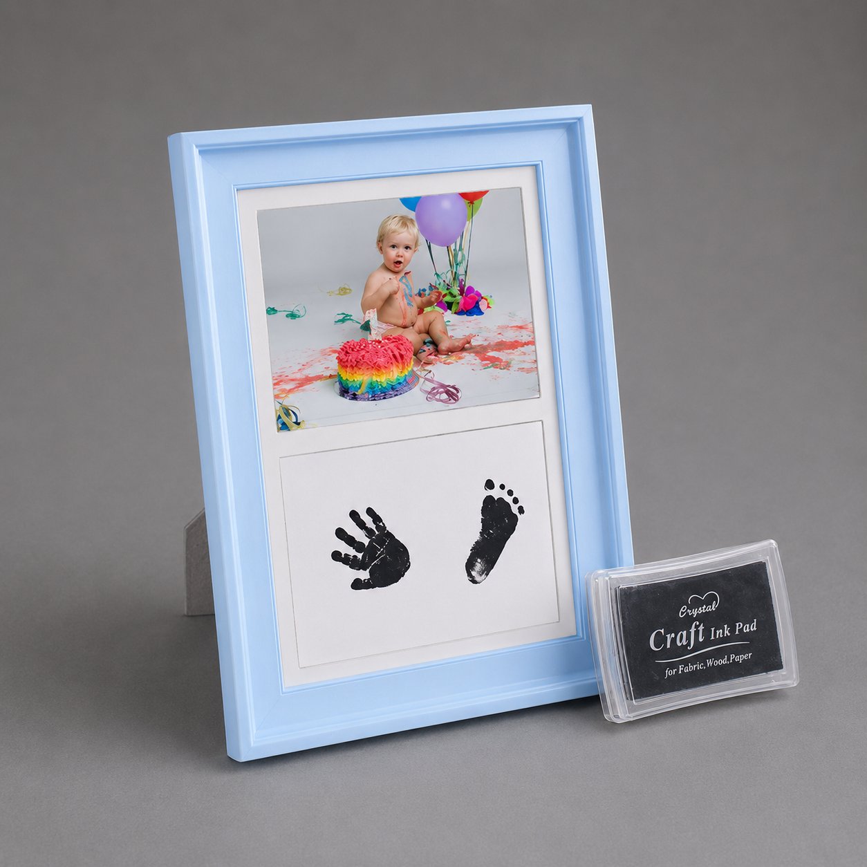 Bebek El ve Ayak İzi Fotoğraf Çerçevesi - 15x20cm