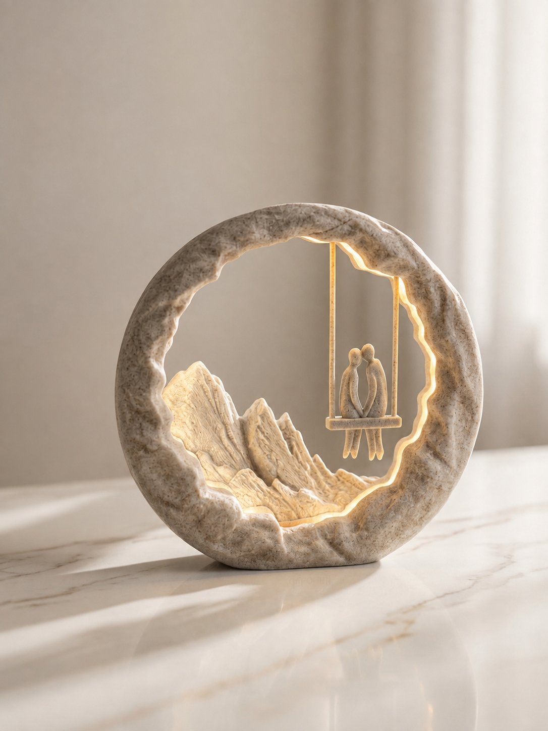 Işıklı Yaşam Hikâyeleri 3D Dekoratif Masa Lambası