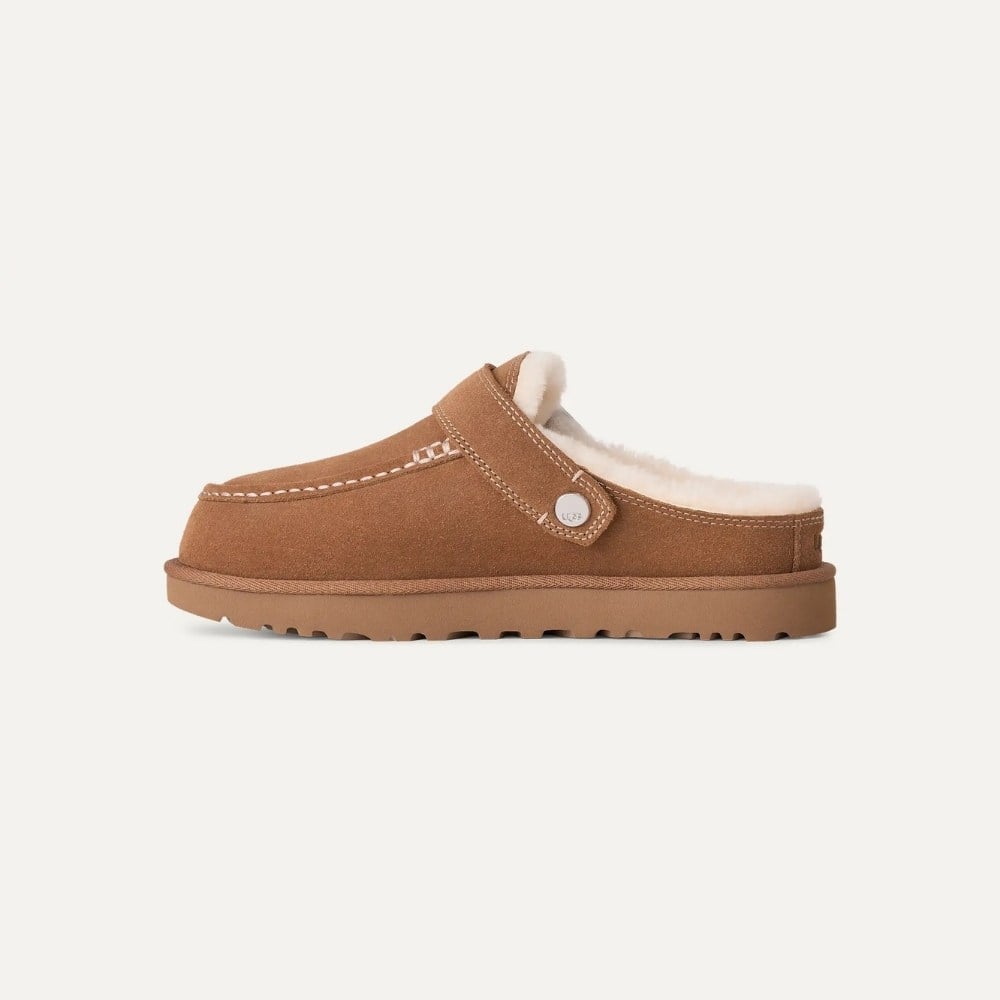 Goldenstar Evelina Clog - Chestnut
