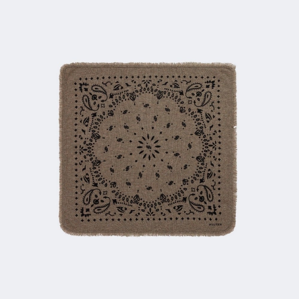 Small Bandana Hachi Printed Cashmere
