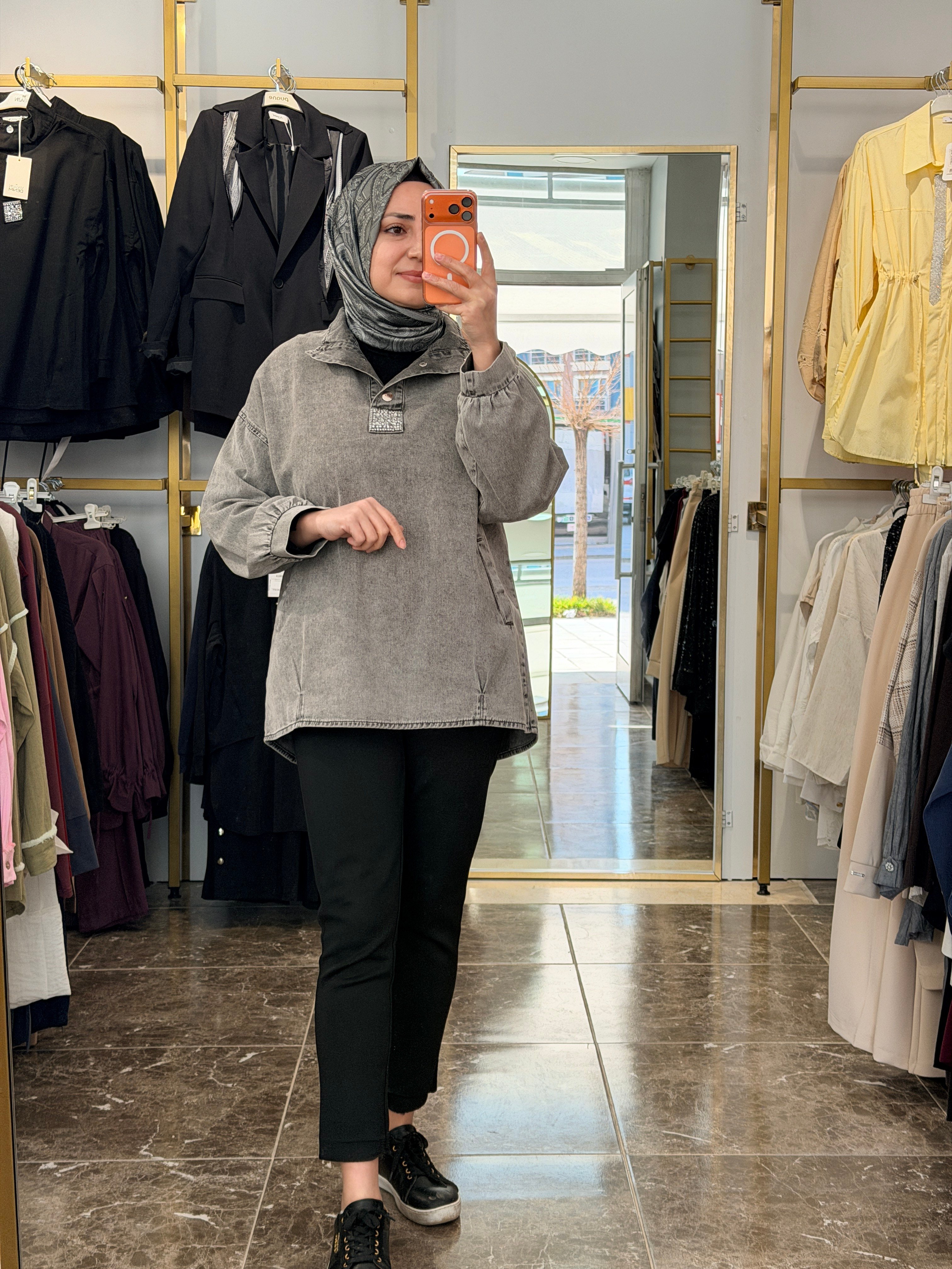 7395 Kot Tunik | Füme