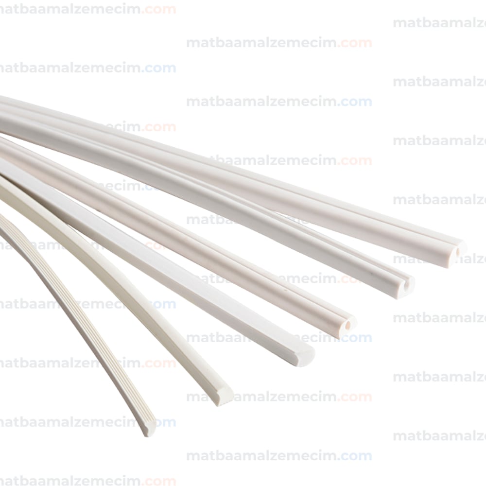Beyaz Profil Lastik 7.25x5x700mm(50adet/kutu)