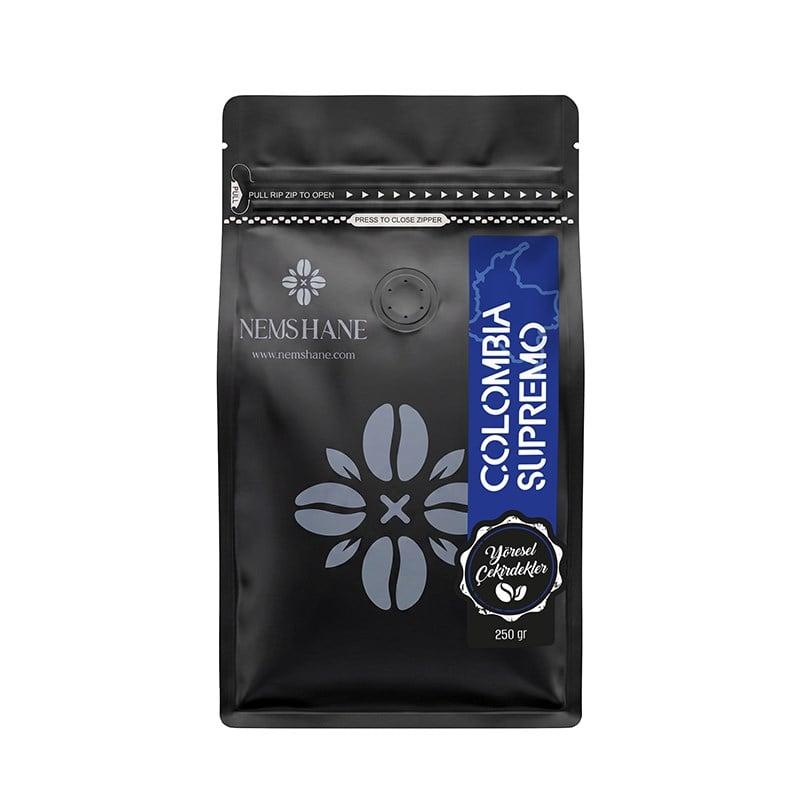 Nemshane Colombia Supremo Çekirdek Kahve 250gr