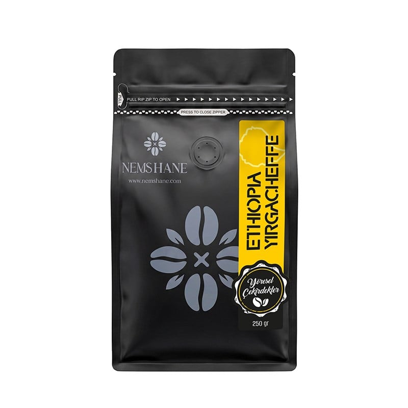 Nemshane Ethiopia Yirgacheffe Çekirdek Kahve 250gr