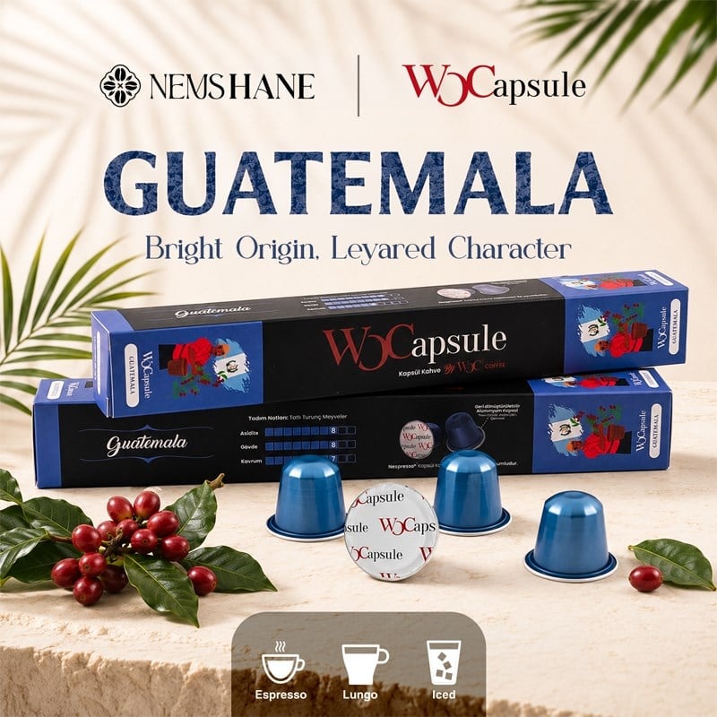WOCapsule Guatemala Nespresso Uyumlu Kapsül Kahve 10'lu Kutu