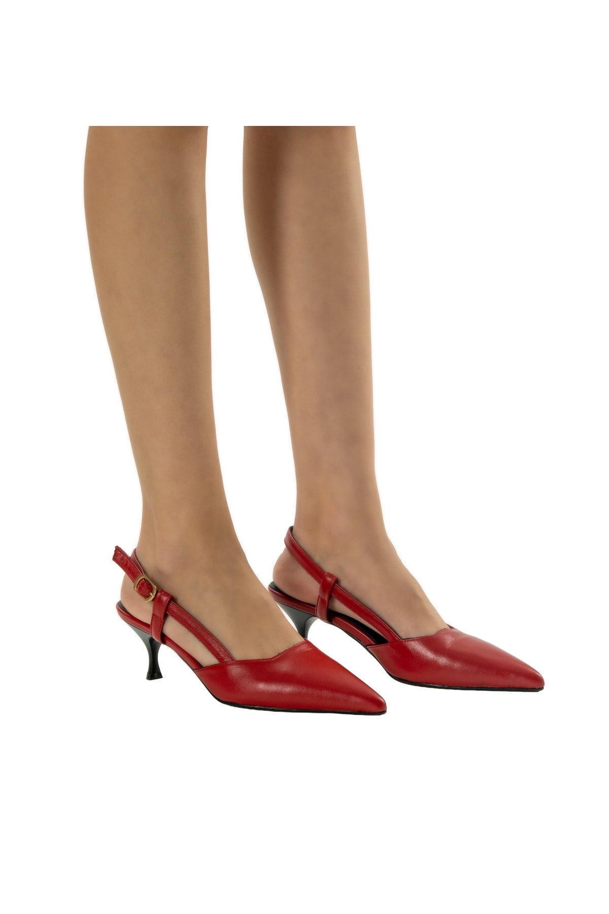 Kırmızı Arkası Açık Stiletto