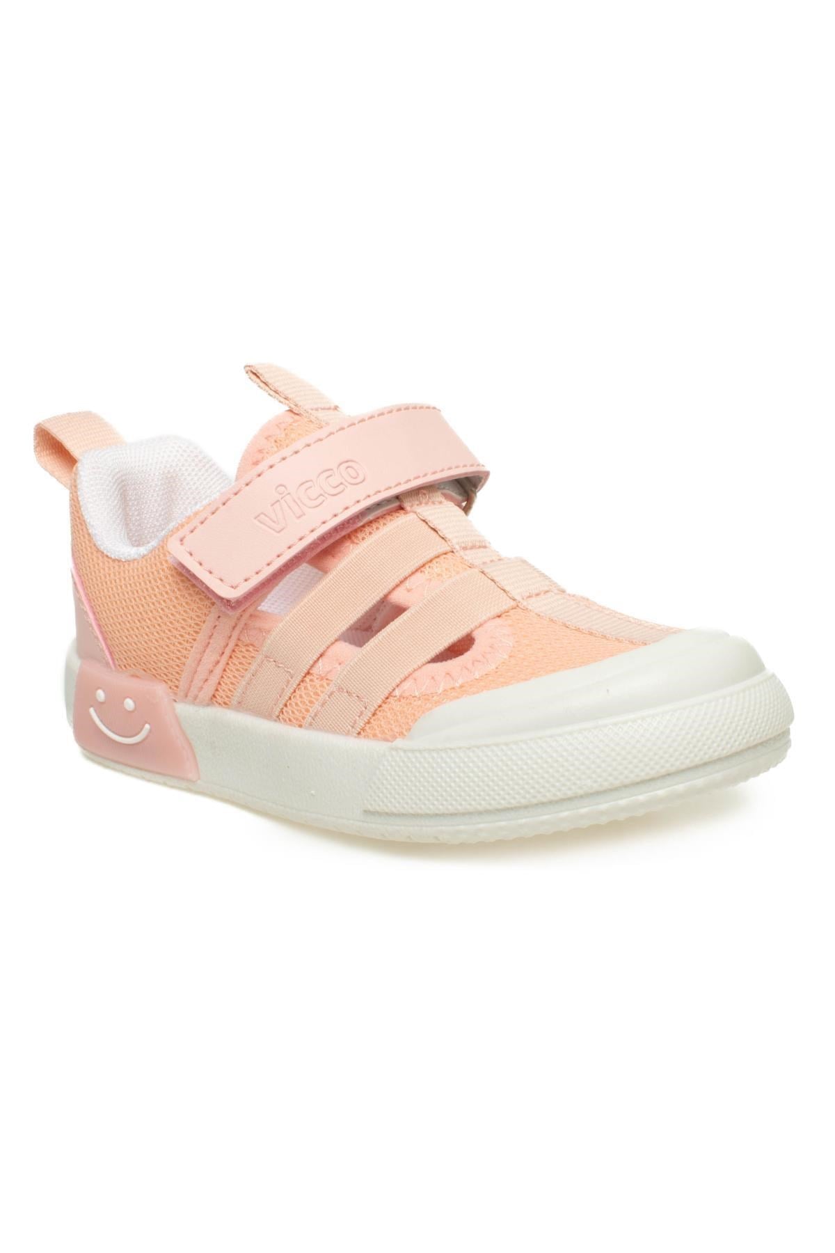 346.b24y145 Momo Bebe Işıklı Pudra Çocuk Ayakkabı