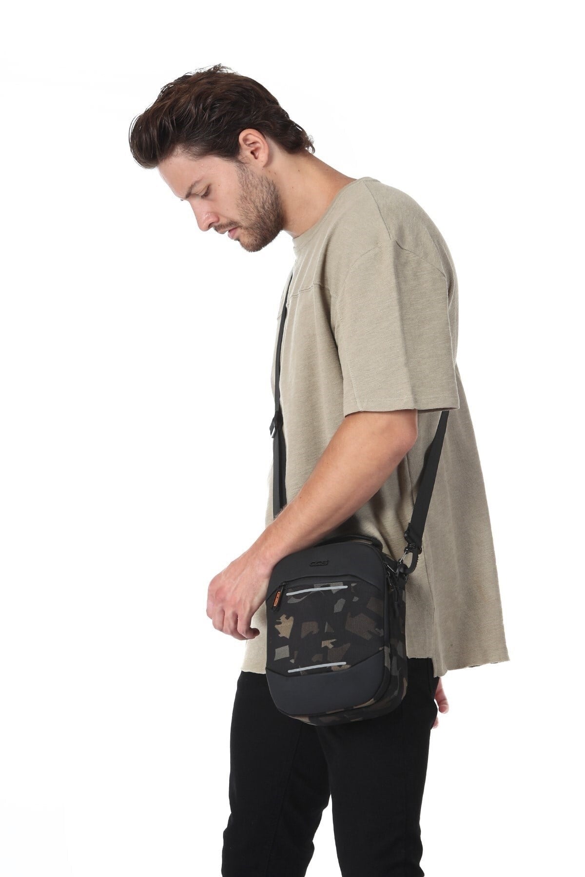 Ççs 31303 Askılı Çanta Kamuflaj Haki
