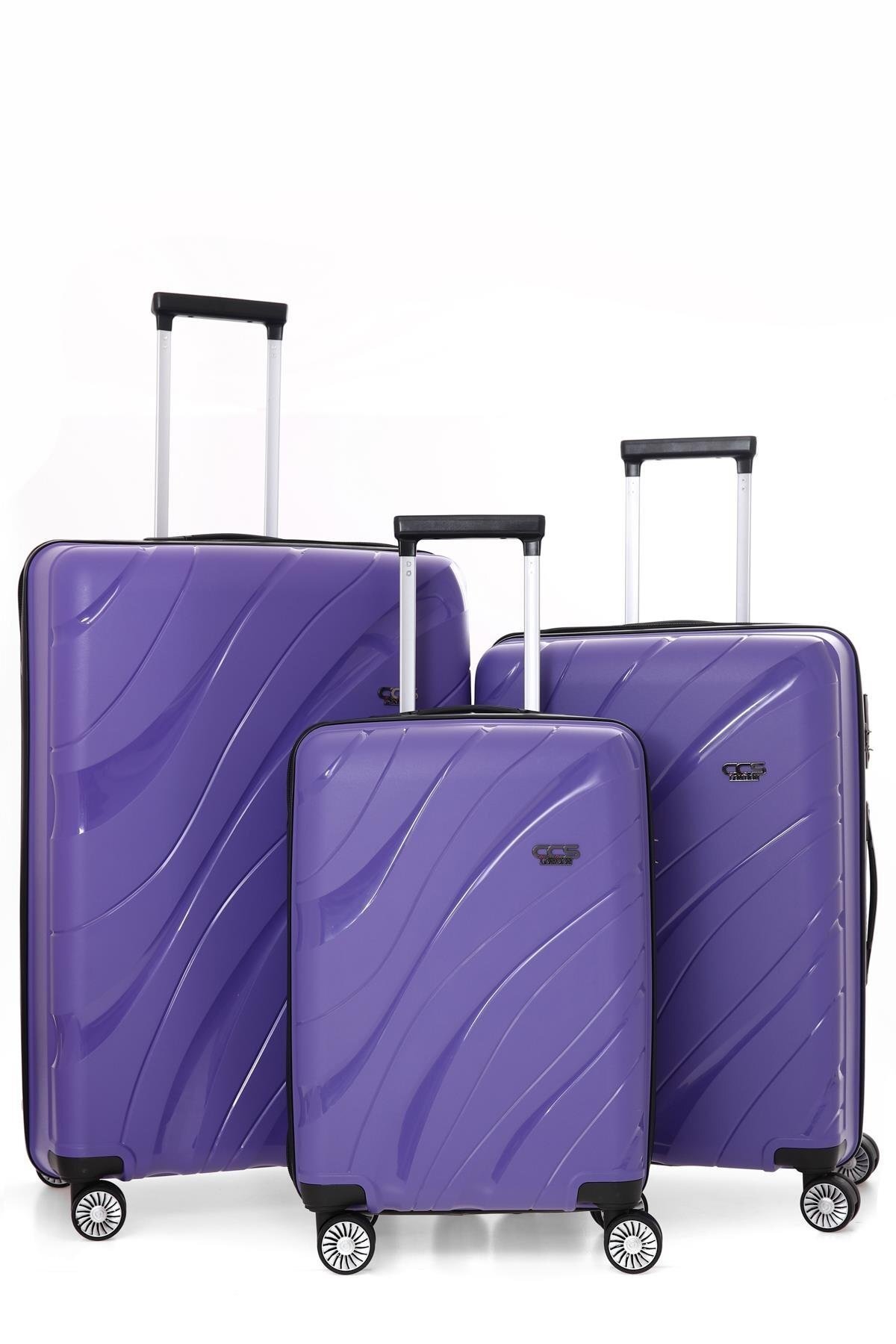 ÇÇS 5223 POLİPROPİLEN 3 LÜ VALİZ SETİ
